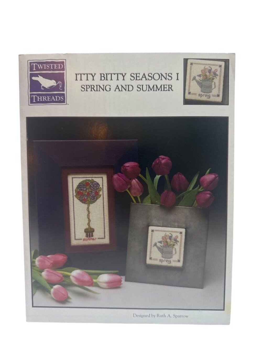 Itty Bitty Spring Cross Stitch Chart Twisted Threads Ruth A Sparrow DIY Patterns